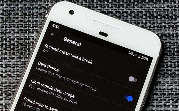 android q dark theme