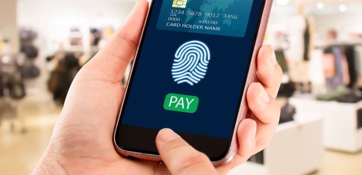 peer to peer payment app fingerprint security lock