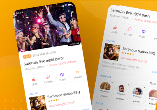 One stop solution to create, search, and join events