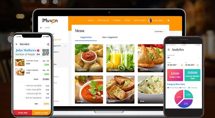 restaurant management system main