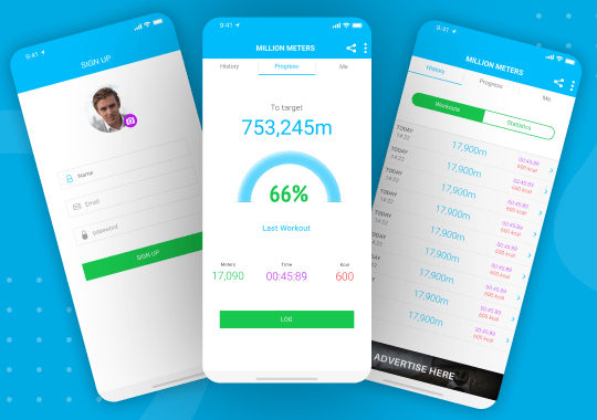 Track all your ergometer workouts in a single application