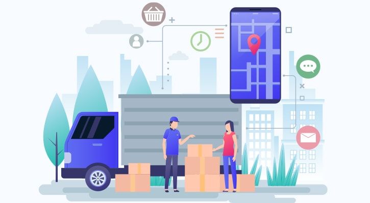 on demand courier delivery app main