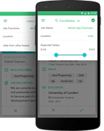 Job Searches App Developed by Peerbits | Tinder Like App Development
