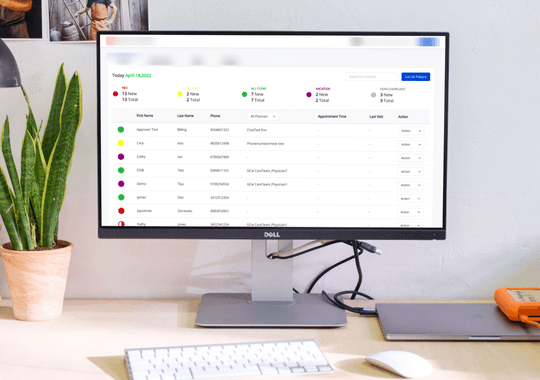 Built remote patient monitoring software to re-defined patient experience